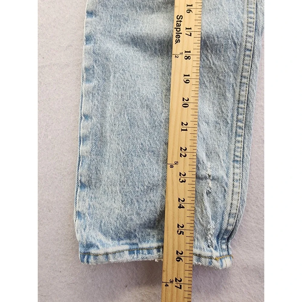 Abercrombie & Fitch Curve Love 90s Straight Ultra High Rise Jeans Size 28/6s
